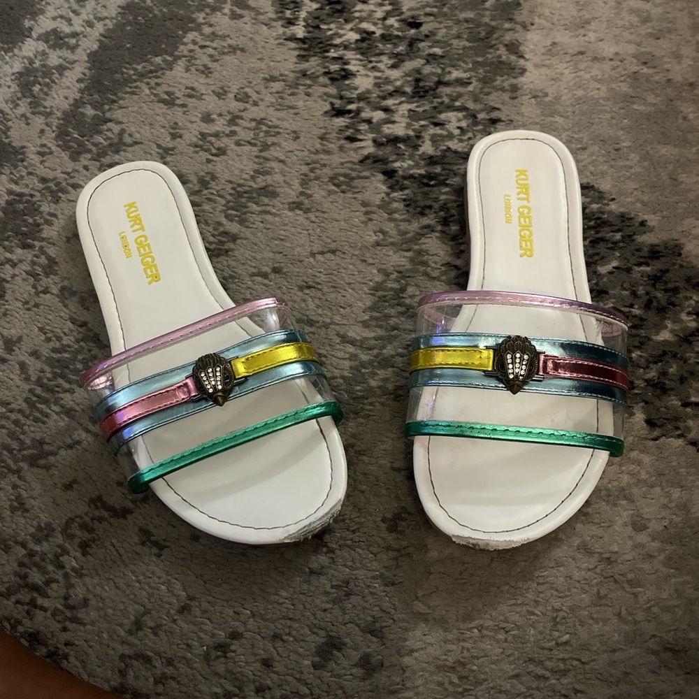ITEM STILL AVAILABLE PLEASE DIS REGARD OTHER POST
Beautiful Kurt Geiger sandals